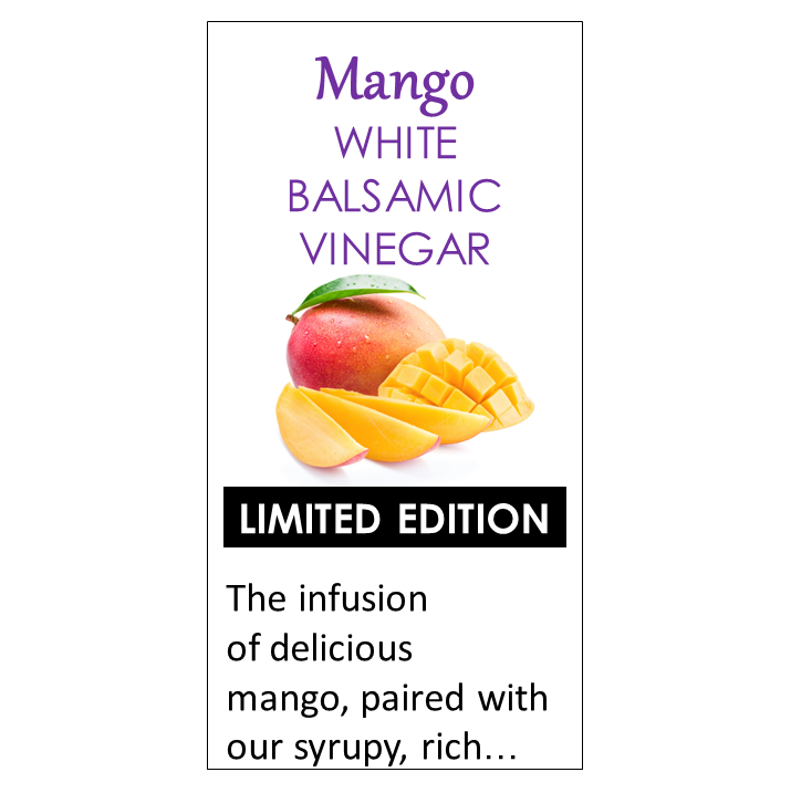 Mango WHITE Balsamic Vinegar (Oak Aged)