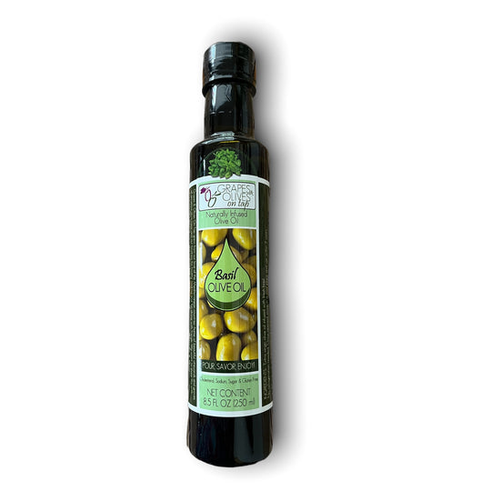 Basil Extra Virgin Olive Oil (On Back Order. Ships late April)