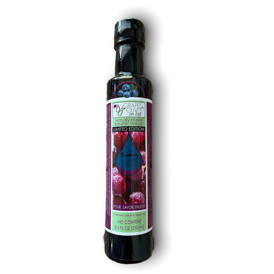 Blueberry Balsamic Vinegar (Dark, Oak Aged)