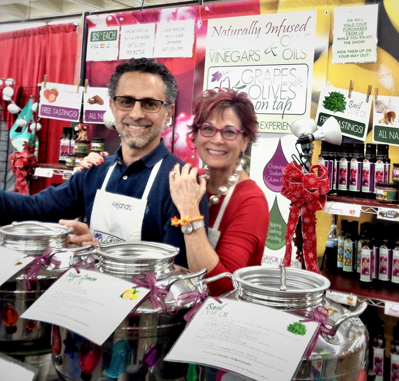 Grapes & Olives On Tap Naturally Infused Balsamic Vinegar & Olive Oil