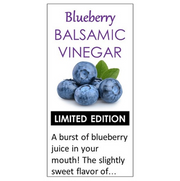 Blueberry Balsamic Vinegar (Dark, Oak Aged)