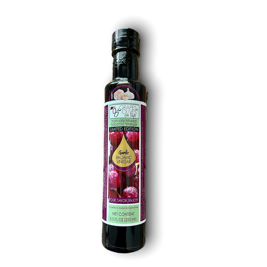 Garlic Balsamic Vinegar (Dark, Oak Aged)