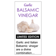 Garlic Balsamic Vinegar (Dark, Oak Aged)