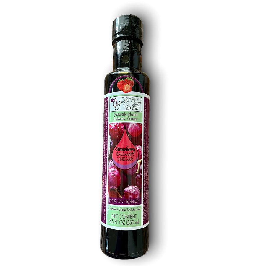 Strawberry Balsamic Vinegar (Dark, Oak Aged)