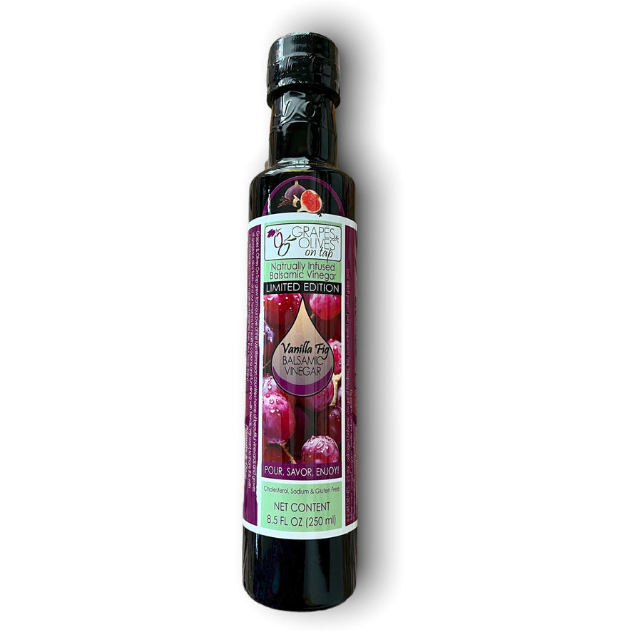 Vanilla Fig Balsamic Vinegar (Dark, Oak Aged)